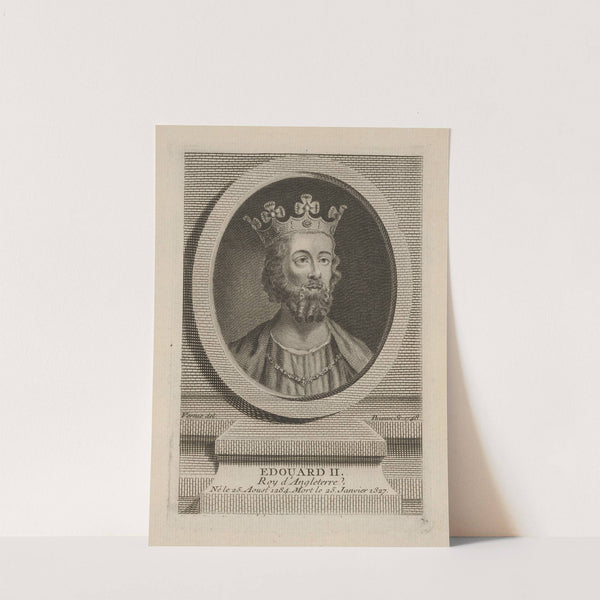 Edward II. King of England, born 25 of August 1284. Died 25 of January 1327 by George Vertue