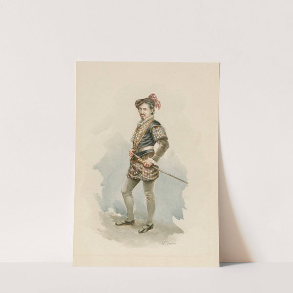 Edwin Booth as Iago (1911) by Voltaire Combe