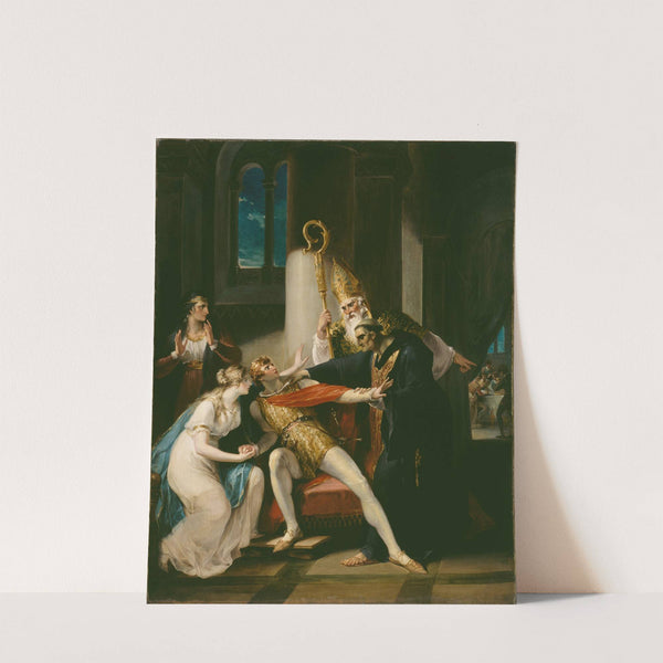 Edwy and Elgiva; A Scene from Saxon History by William Hamilton