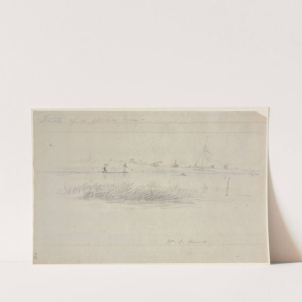 Eel Spearing at Setauket, Long Island, New York (c. 1845) by William Sidney Mount