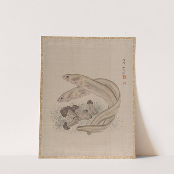 Eels (ca. 1890–92) by Seki Shūkō