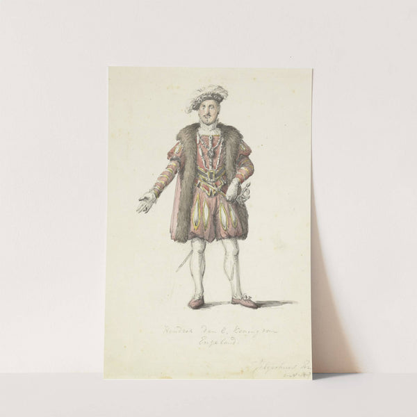 Een acteur als koning Hendrik VIII van Engeland by Johannes Jelgerhuis