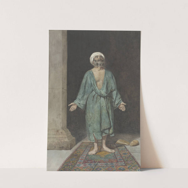 Een biddende muzelman by Enrico Tarenghi