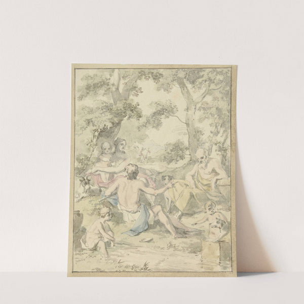 Een gelukkige Arcadische Familie (c. 1752 - c. 1819) by Jurriaan Andriessen