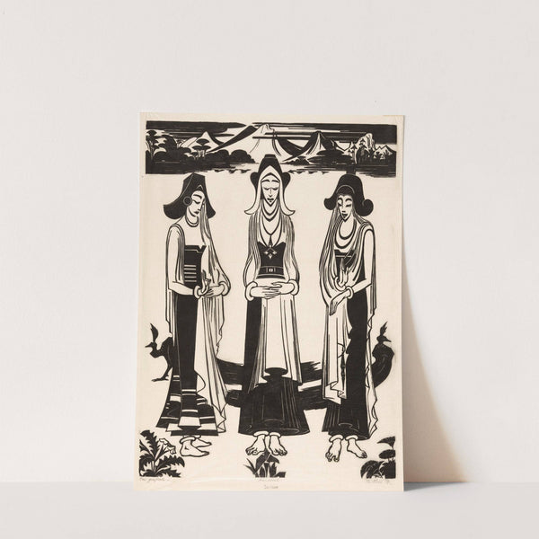 Een gesprek (1921) by Johannes Frederik Engelbert ten Klooster