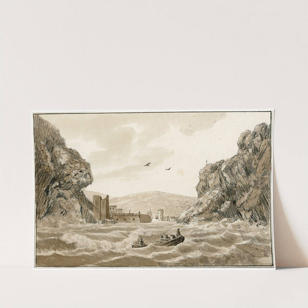 Een havenplaats in Spanje, Port de Passage by Otto Howen