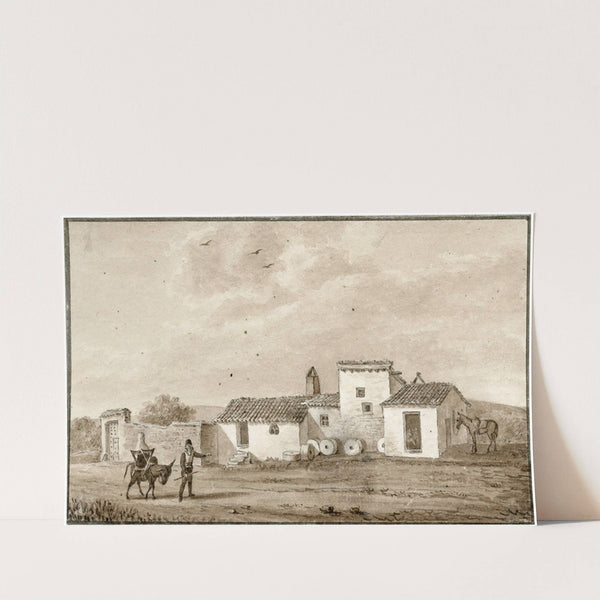 Een landhuis in de omgeving van Madrid by Otto Howen