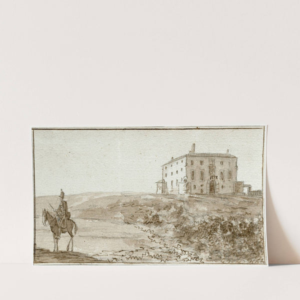 Een verlaten klooster bij Gerona by Otto Howen