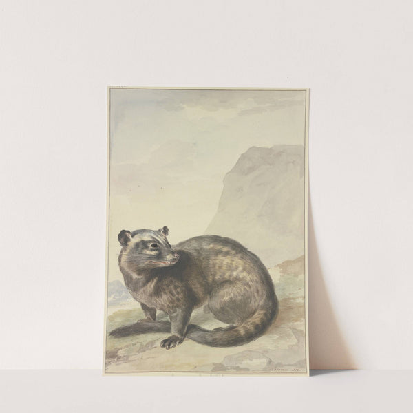 Een vreemde Levet-Kat (1776) by Aert Schouman