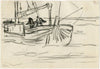 Een zeilschip op zee