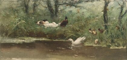 Eenden aan de slootkant (1844 - 1910)