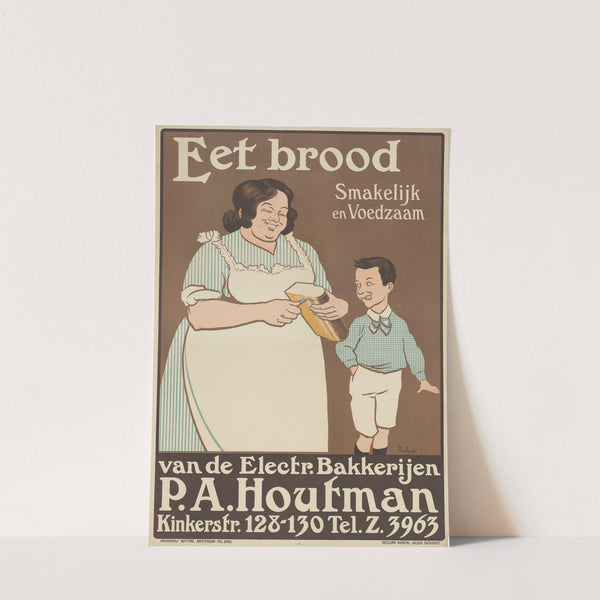 Eet brood (1920) by Arnold van Roessel