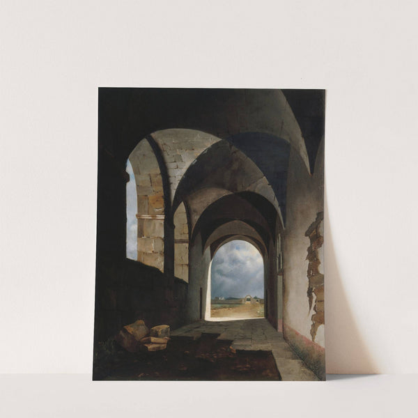 Effet de lumière dans les ruines (1820) by François-Marius Granet