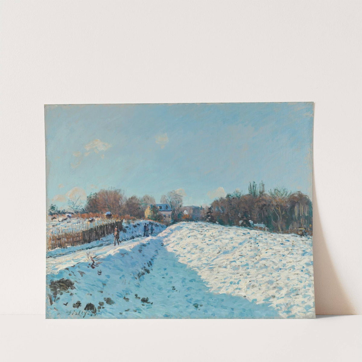 Effet De Neige À Louveciennes (1874) by Alfred Sisley