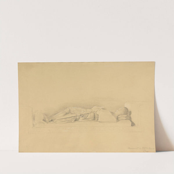 Effigy of a Crusader, Stisted Church by George Richmond