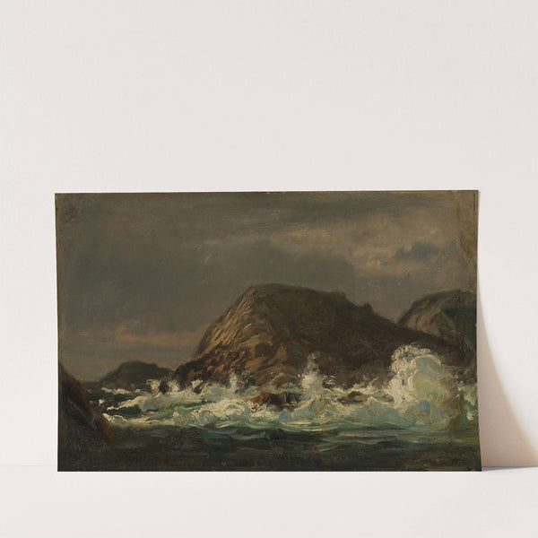 Efter storm, Spangereidleden by Amaldus Nielsen