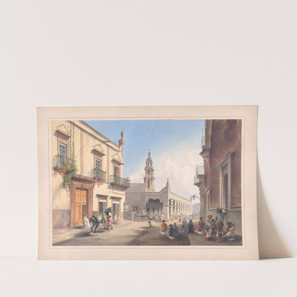 Egerton’s views in Mexico Pl.11 (1840) by Daniel Thomas Egerton