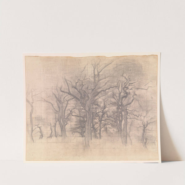 Egetræer by Vilhelm Hammershøi