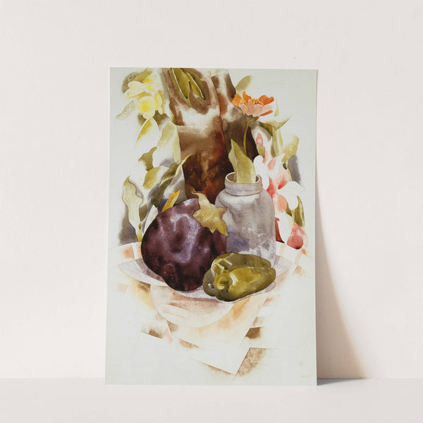 Eggplant and Green Pepper (1925) by Charles Demuth