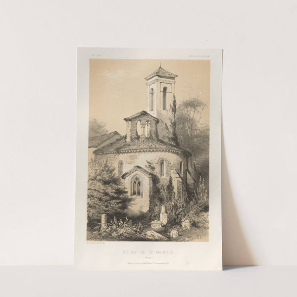 Eglise de St. Maurice (Vienne) (1860) by Victor Petit