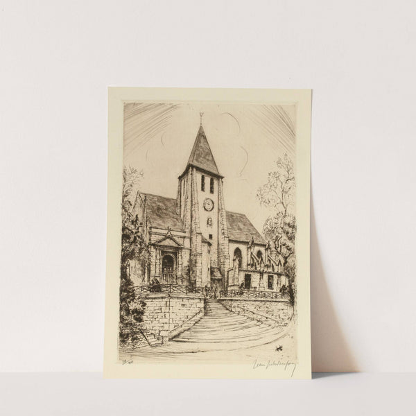 Eglise St Germain de Charonne by Jean-Jules Dufour