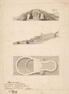 Egyptian ediface built into a hill
