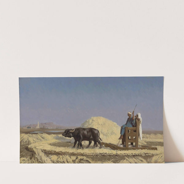 Egyptian Grain-Cutters by Jean-Léon Gérôme