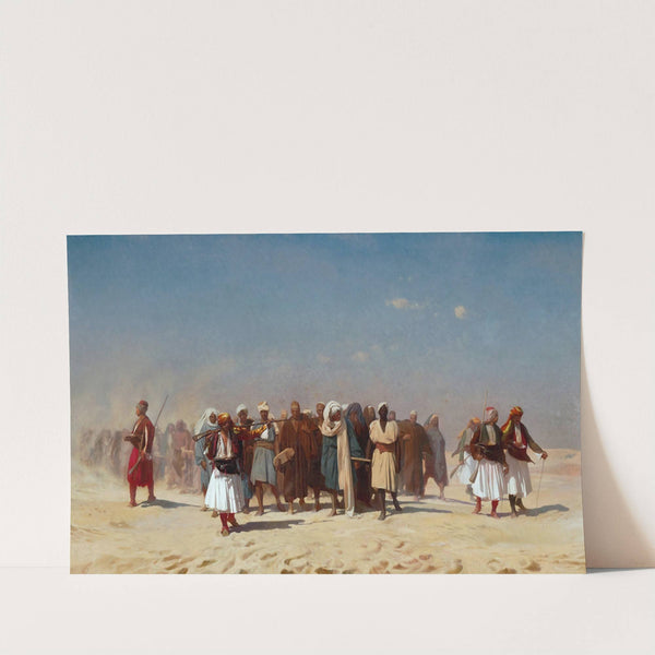 Egyptian Recruits Crossing The Desert (1857) by Jean-Léon Gérôme