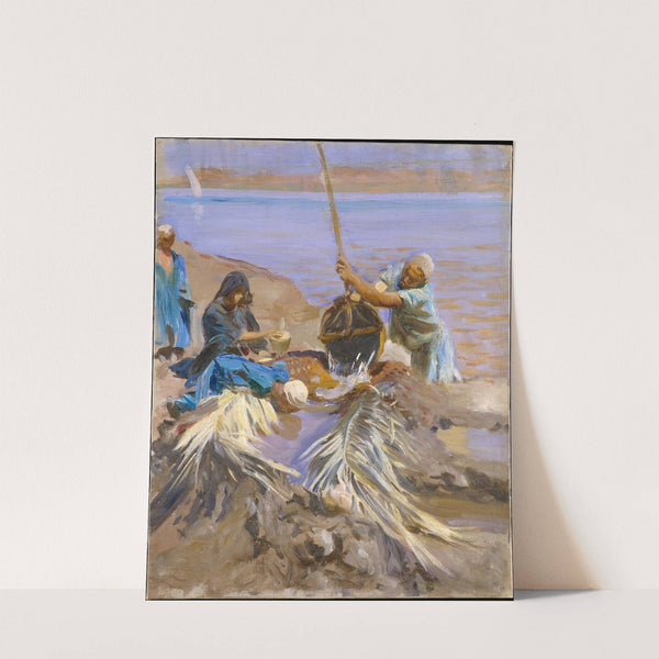 Egyptians Raising Water from the Nile by John Singer Sargent
