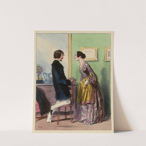 Eh B’en après Quand j’aurai connu Mosieu Bélamy C’est-il une raison pour qu’on parle mal sur moi. (1840-1841) by Paul Gavarni