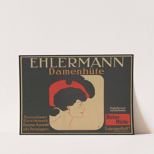Ehlermann Damenhüte (1907) by Julius Klinger