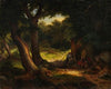 Eichenwald mit einem am Brunnen rastenden Kreuzritter (1839)
