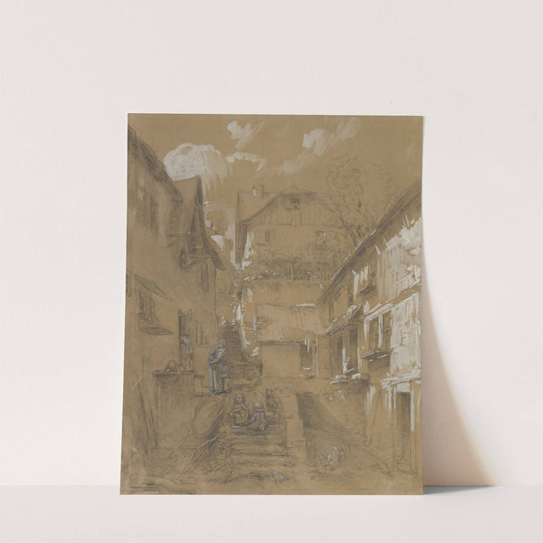 Eichgasse in Kronberg by Jakob Fürchtegott Dielmann