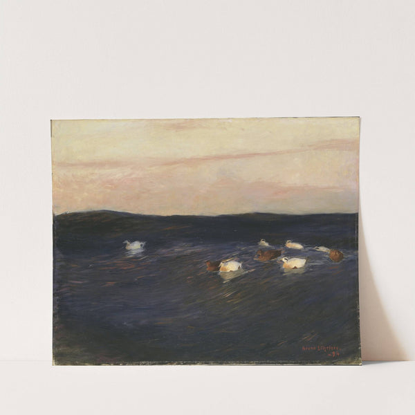 Eider Ducks (1894) by Bruno Liljefors