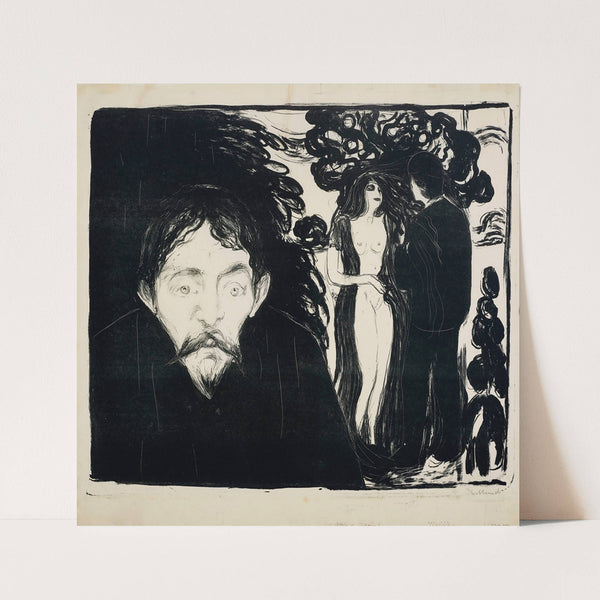 Eifersucht II (Jealousy II) (1896) by Edvard Munch