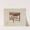 Eight Leg Table with Drawer by Ernest A. Towers, Jr.
