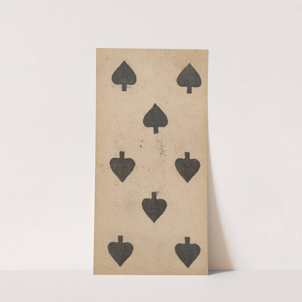 Eight of spades (1850) by Carl Holdhaus