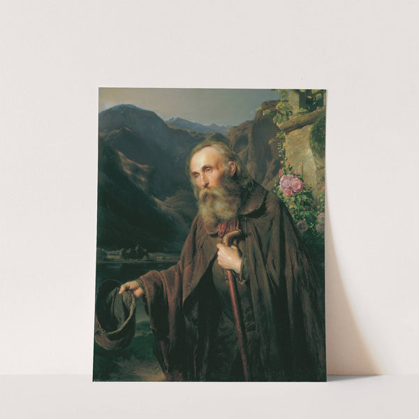 Ein alter Bettler by Franz Eybl