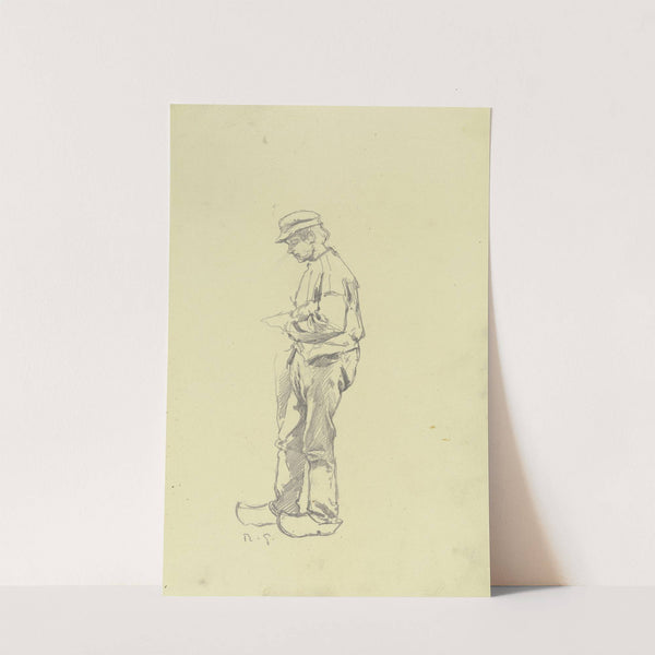 Ein Arbeiter aus der 'Großen Spinnerei von Edam' by Rudolf Gudden
