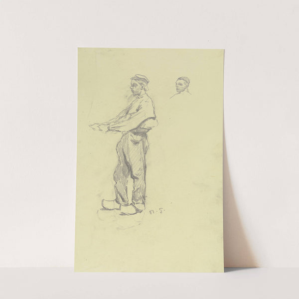 Ein Arbeiter aus der 'Großen Spinnerei von Edam' by Rudolf Gudden
