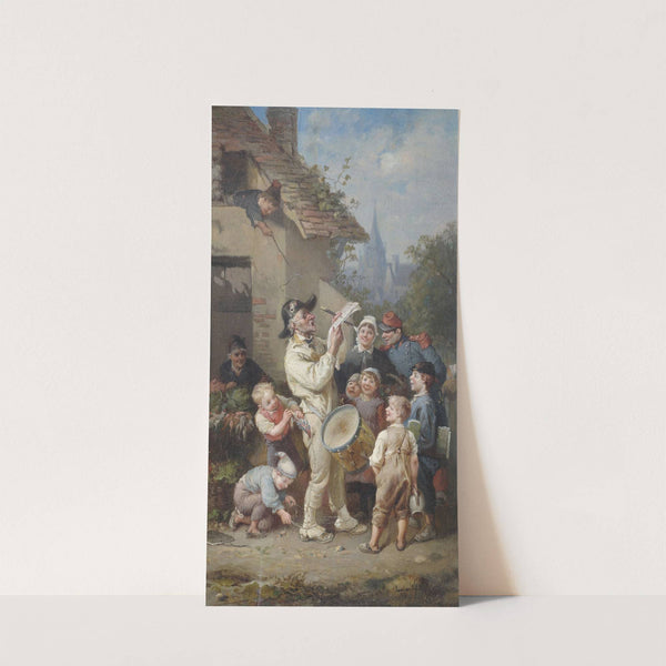 Ein Ausrufer wird von Kindern geneckt by François-Louis Lanfant De Metz