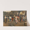 Ein Ball auf der Hängstatt by Josef Engelhart