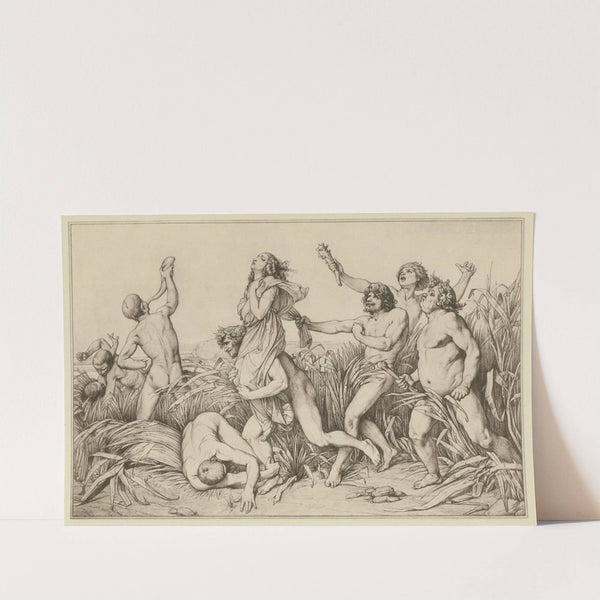 Ein Bild moderner Cultur (circa 1900) by Eduard von Steinle