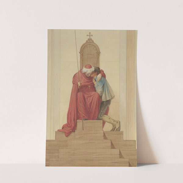 Ein Cardinal Penitenziario maggiore, in der heiligen Woche zu St. Peter in Rom (1855) by Eduard von Steinle