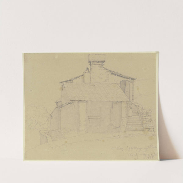 Ein Haus bei Florenz auf dem Weg nach Fiesole by Nikolaus Hoff