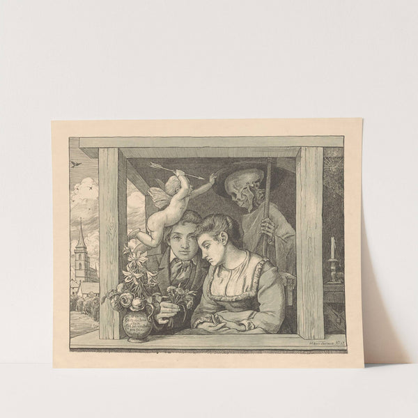Ein Hertz ein Treu allein soll bei uns beiden sein (1896) by Hans Thoma
