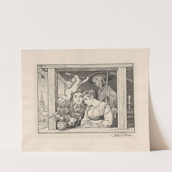 Ein Herz ein Treu allein soll bei uns beiden sein (1896) by Hans Thoma