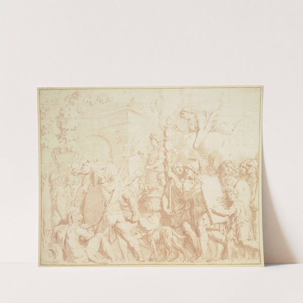 Ein Imperator zieht triumphierend in Rom ein by Gerard de Lairesse