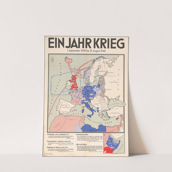 Ein Jahr Krieg - 1. September 1939 bis 31. August 1940 by Anonymous