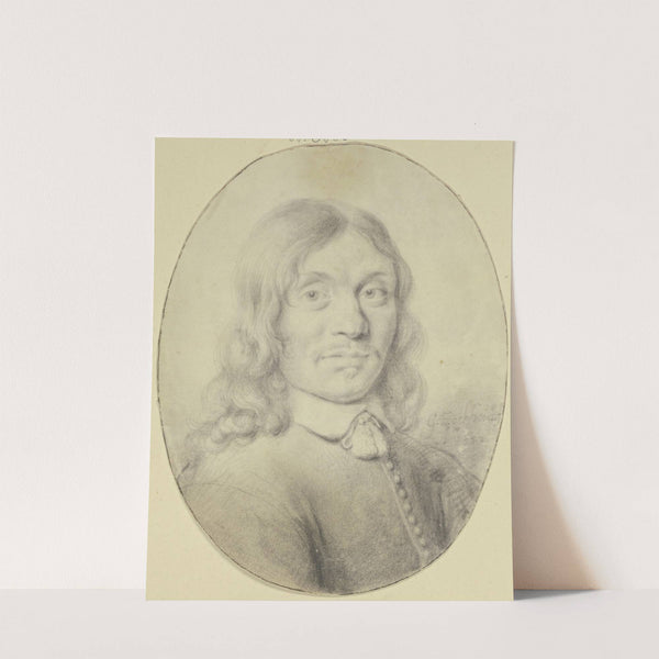 Ein Mann mit langem Haar und schwachem Barte, nach rechts gewendet by Gerbrand van den Eeckhout